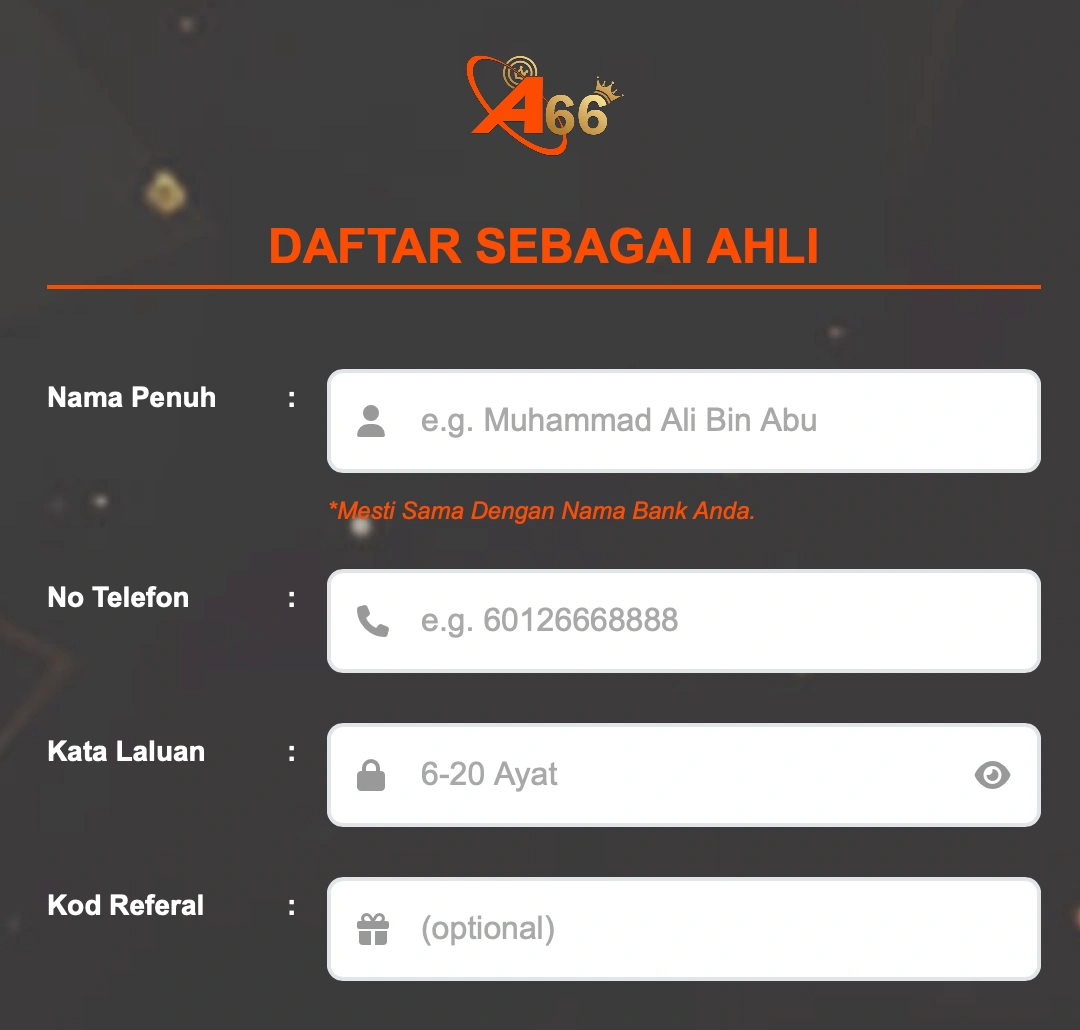 Registration Steps
